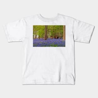 Bluebell Woods Greys Court Oxfordshire UK Kids T-Shirt